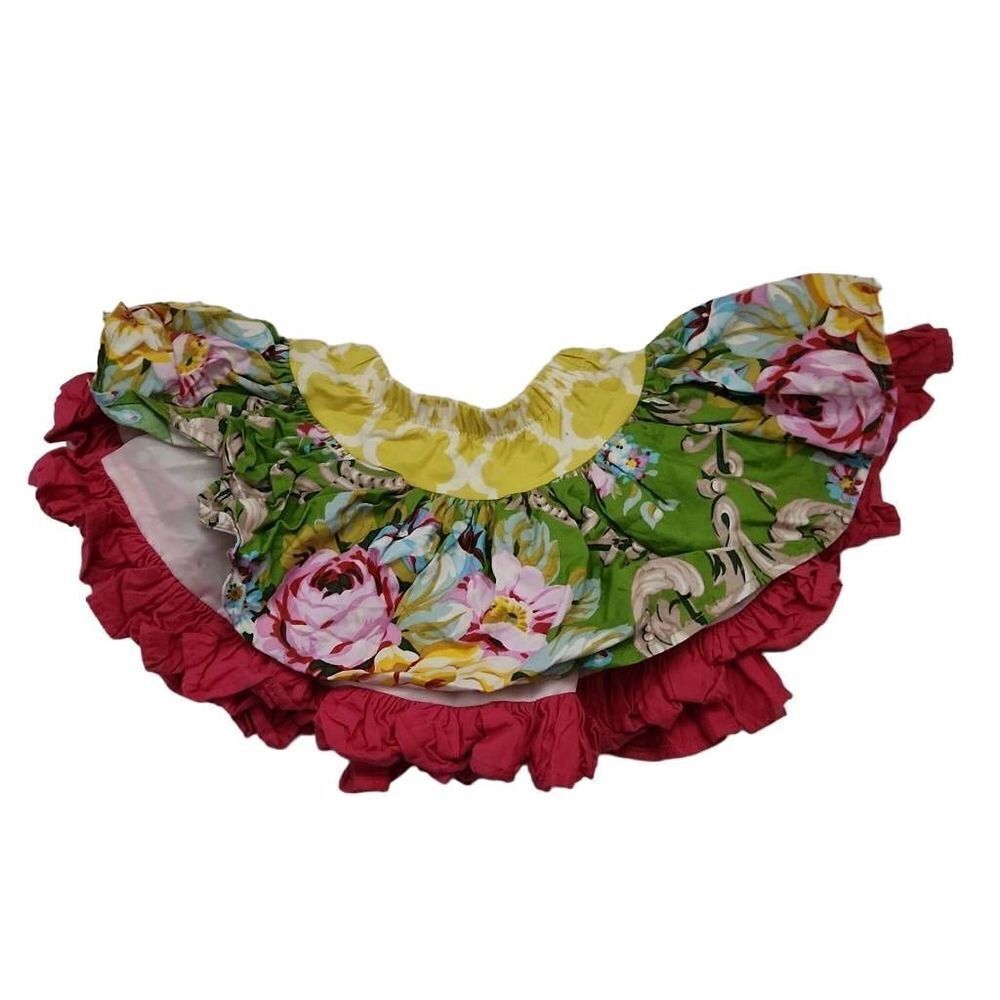 Persnickety Baby Girl Mixed Print Ruffle Skirt - Size 6-12 Months